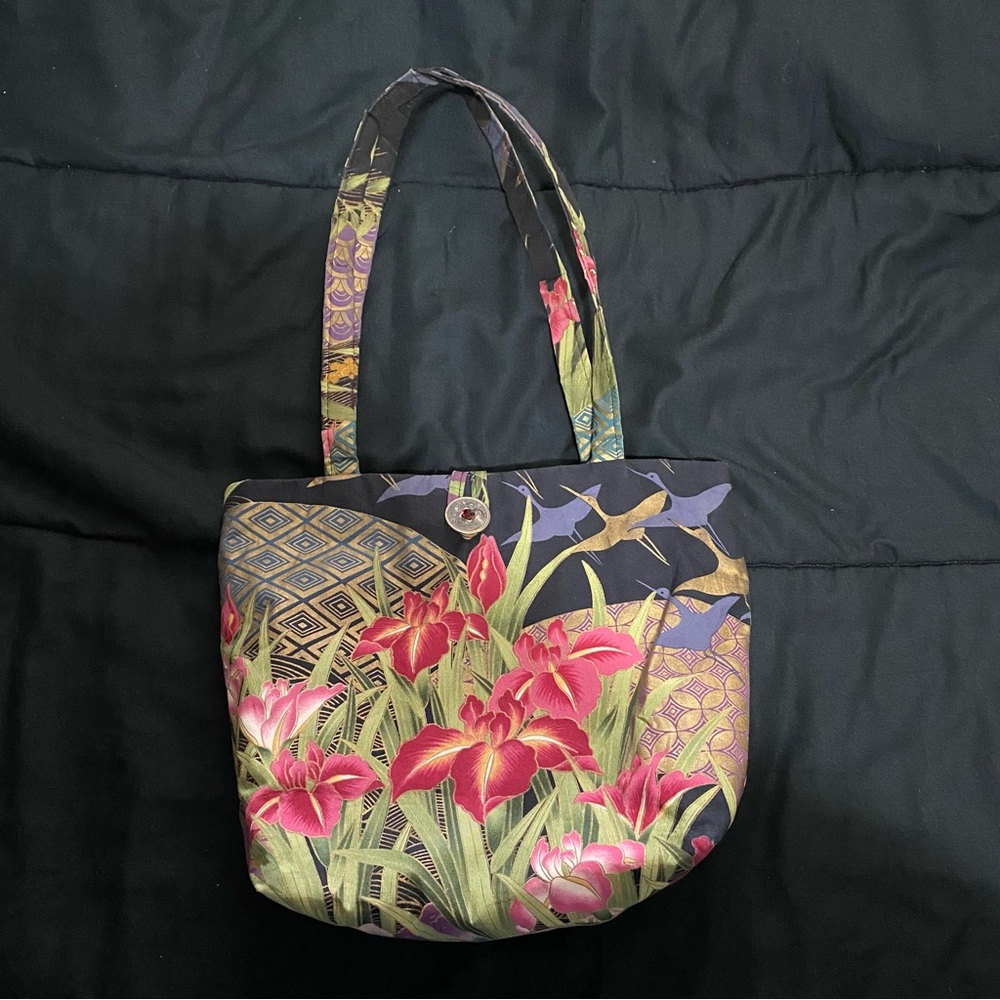Kauai rose handmade bag